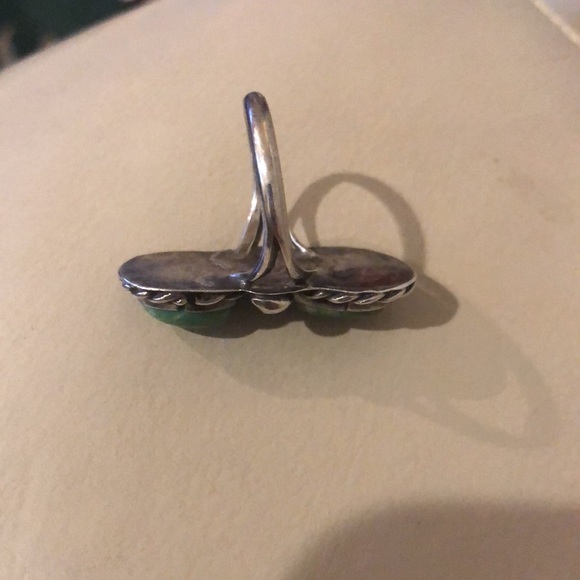 Vintage estate sale turquoise sterling ring - Picture 5 of 5